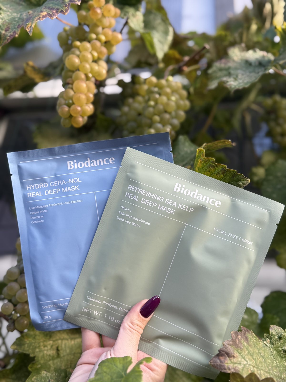 BIODANCE Aqua Balance Бъндъл — Синя & Зелена Маска
