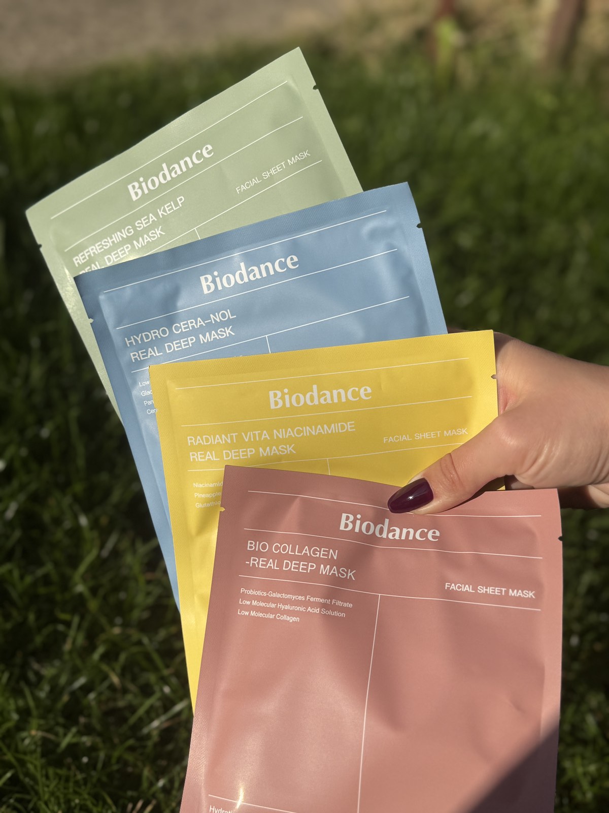 🌸💙🌿💛 BIODANCE Complete Care Бъндъл — 4 маски за пълна грижа на лицето