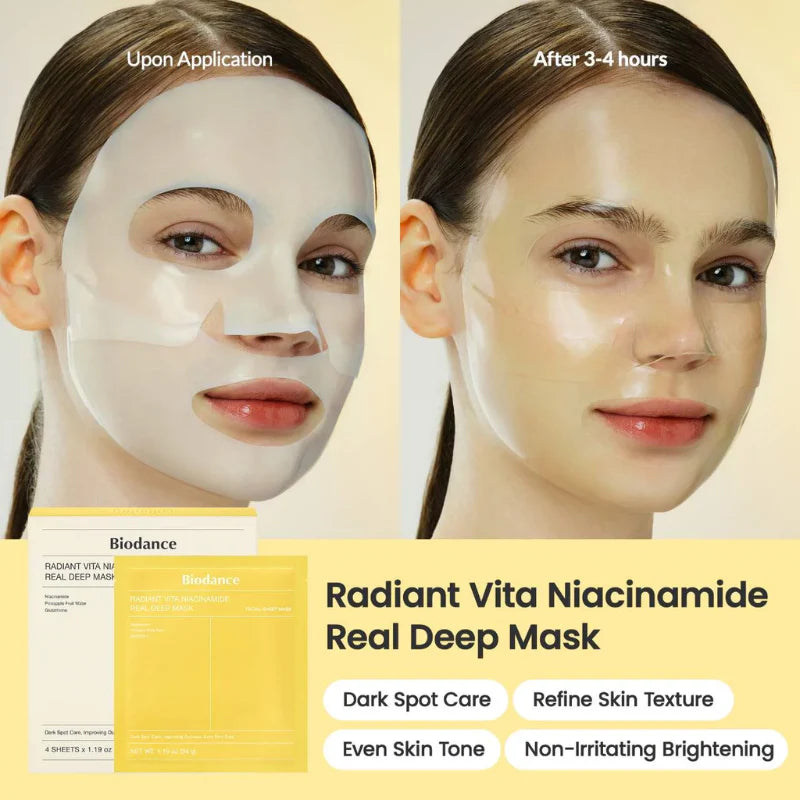 BIODANCE Radiant Vita Niacinamide Real Deep Mask